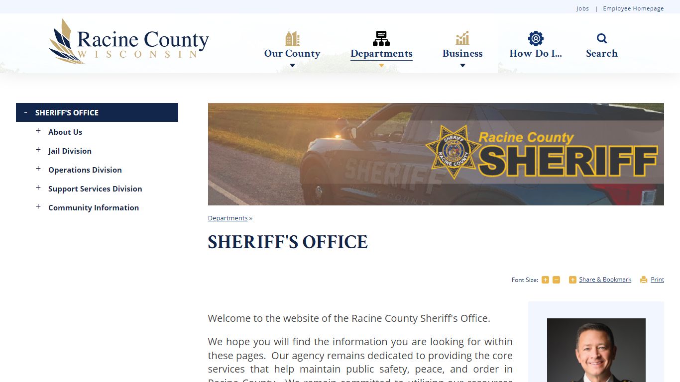 SHERIFF'S OFFICE | Racine County, WI